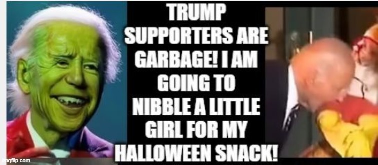 Goblin Joe! Goblin Children! Yum, a little girl to gobble on! | image tagged in halloween,goblin | made w/ Imgflip meme maker