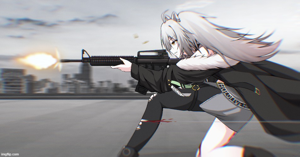 Here's the FPS Queen, Botan Shishiro | image tagged in hololive | made w/ Imgflip meme maker