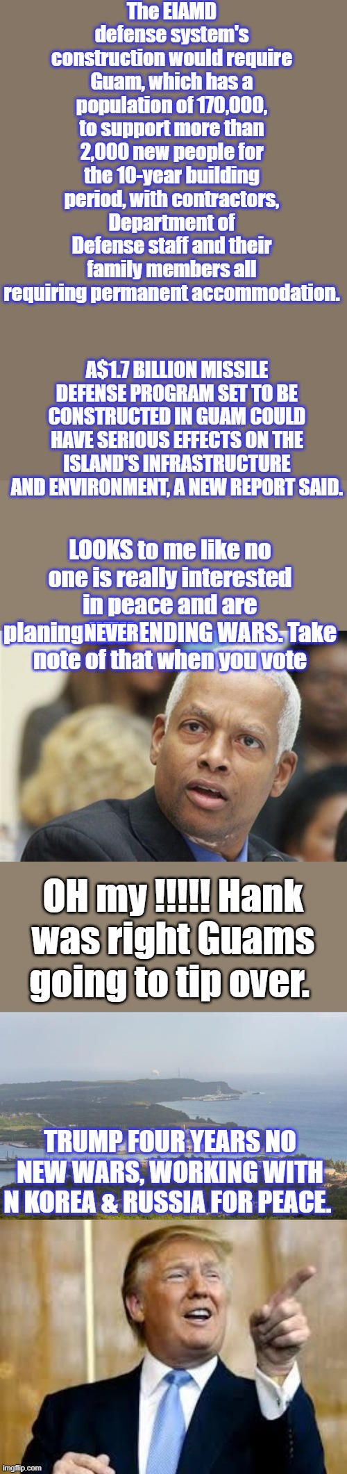 DEMs are the party of WAR, get use to it its your new reality dem voters.Before you VOTE think hard about who the warmongers are | NEVER | made w/ Imgflip meme maker