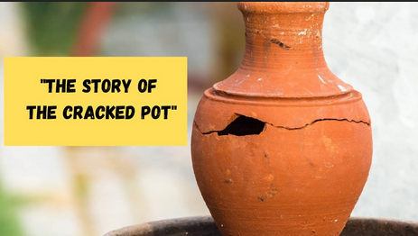 story of the cracked pot Blank Meme Template