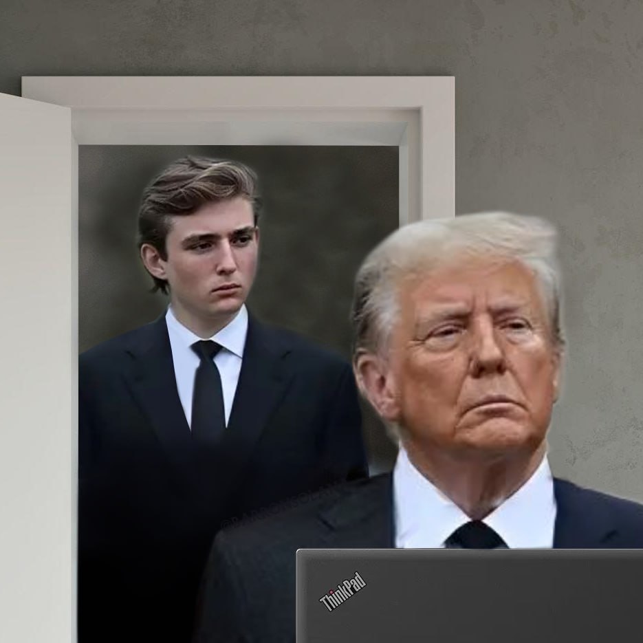 Barron Trump - Are you winning Dad? Blank Meme Template