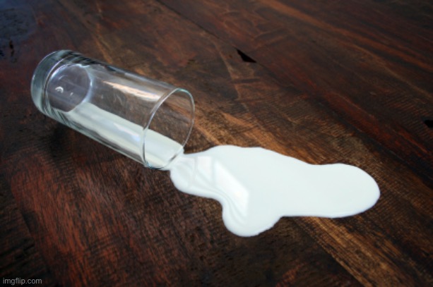 Spilled milk | image tagged in spilled milk | made w/ Imgflip meme maker