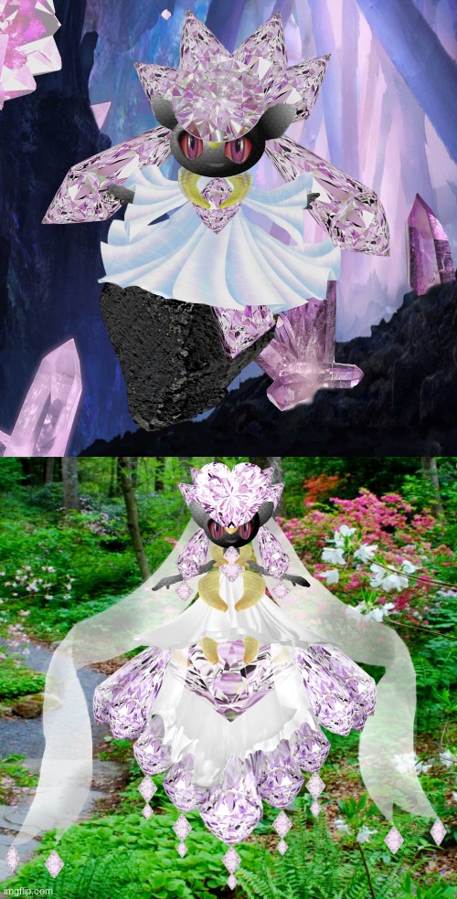 Diancie but Realistic (Made by MeganSora) | made w/ Imgflip meme maker