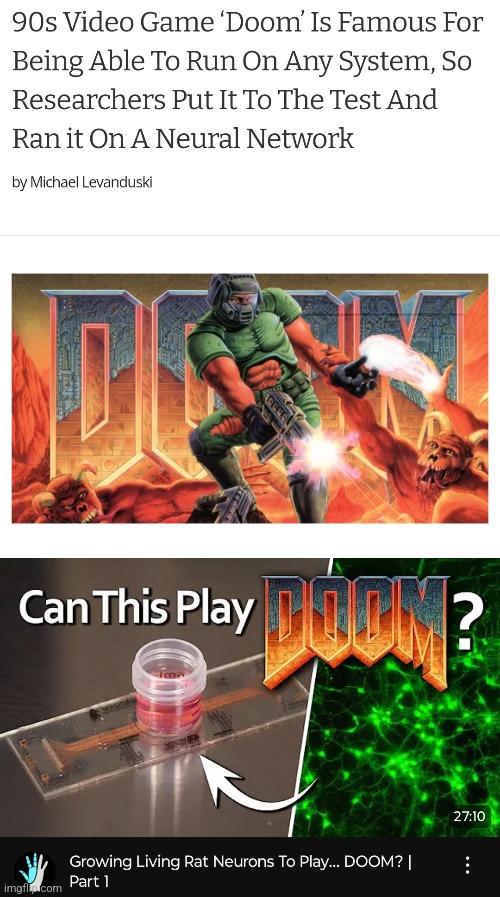 COINCIDENCE? I THINK NOT! | image tagged in doom,doomguy | made w/ Imgflip meme maker