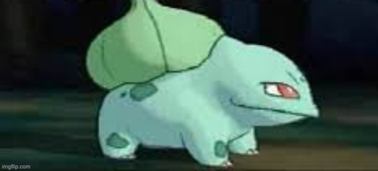 my bulbasaur high as a motherfucker | made w/ Imgflip meme maker