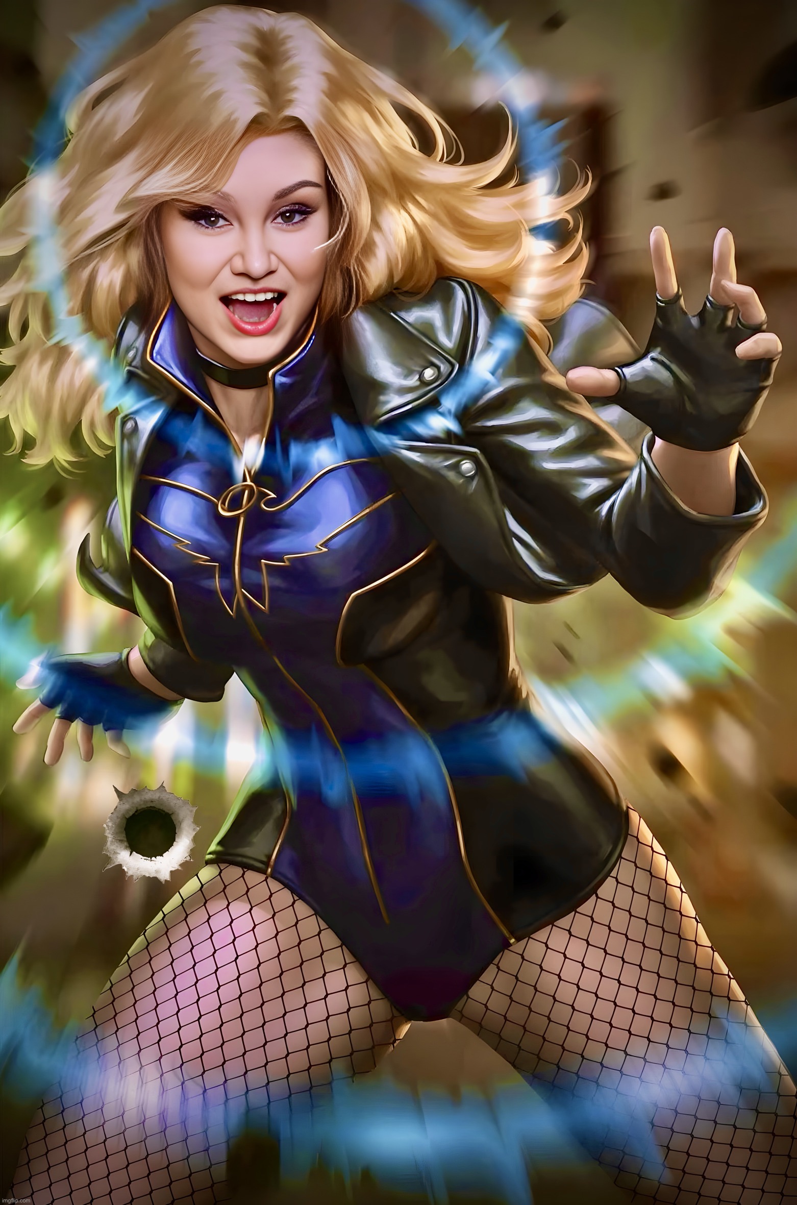 Black Canary | image tagged in black canary,superhero,dc comics,memes,singer,blonde | made w/ Imgflip meme maker