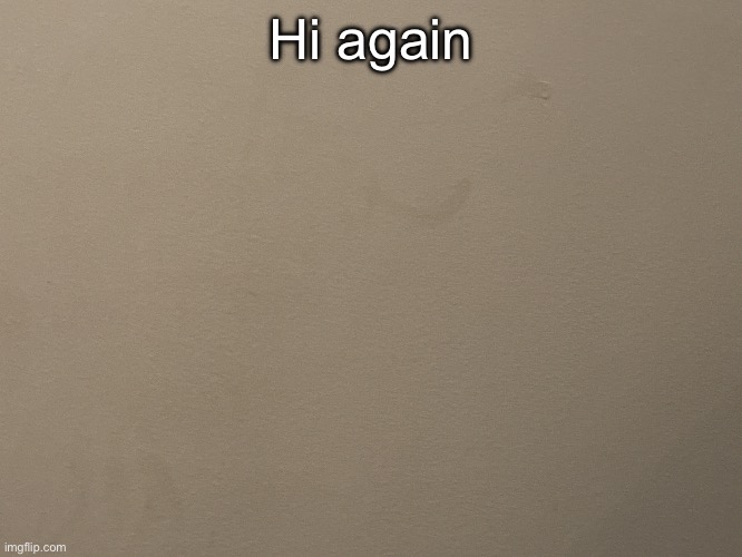 Tako Wall Reveal | Hi again | image tagged in tako wall reveal | made w/ Imgflip meme maker