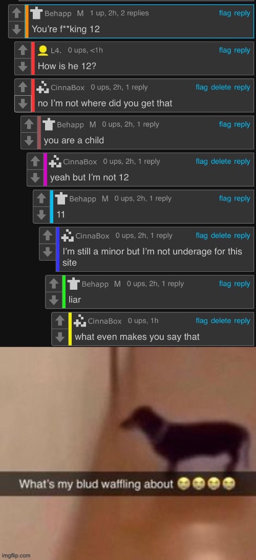 reposting this because fuck all of you (affectionate) | made w/ Imgflip meme maker