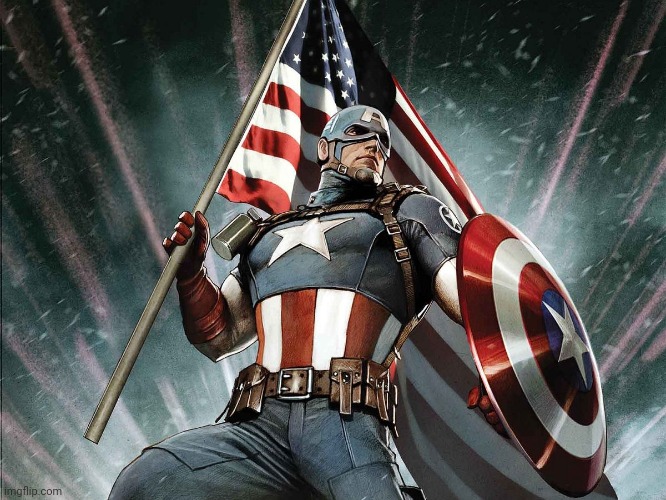 Captain America Flag Shield | image tagged in captain america flag shield | made w/ Imgflip meme maker