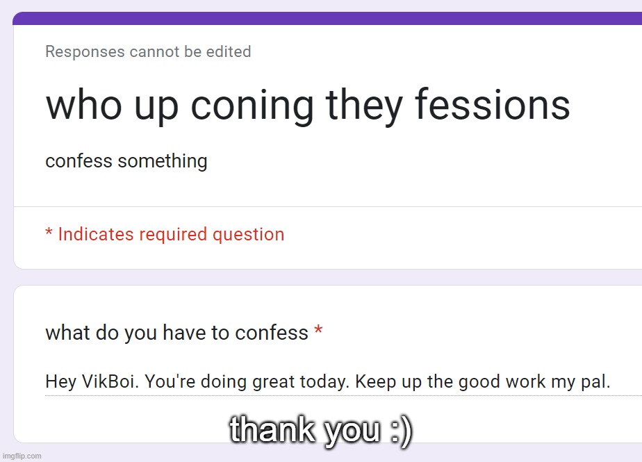 thank you :) | made w/ Imgflip meme maker