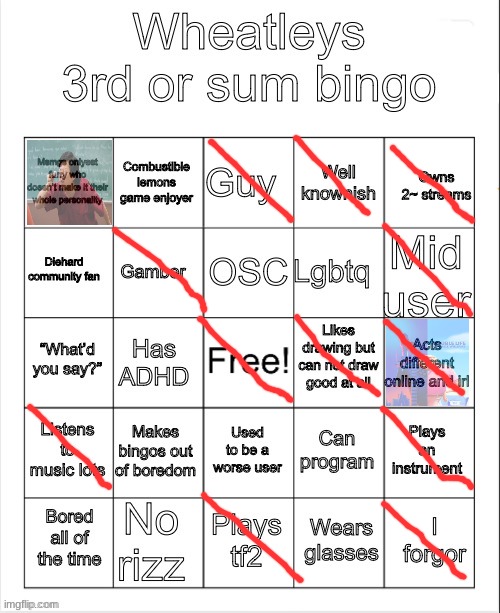 Muh bingo | image tagged in muh bingo | made w/ Imgflip meme maker