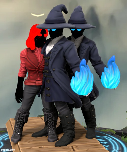 accidentally added an extra character twice | image tagged in hero forge | made w/ Imgflip meme maker