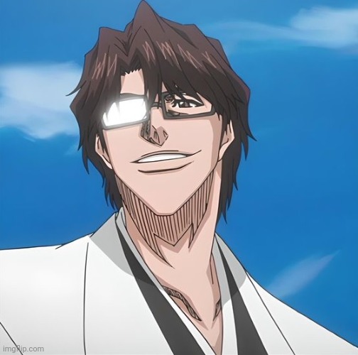 Aizen | image tagged in aizen | made w/ Imgflip meme maker