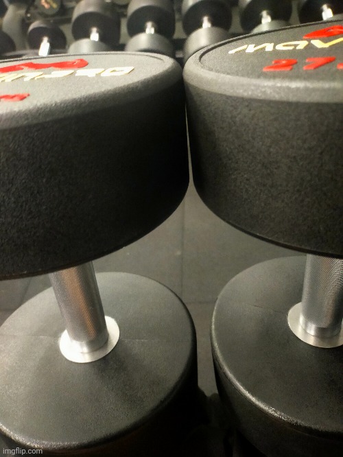 guess the workout i was doing with these 27.5kg dumbells | made w/ Imgflip meme maker