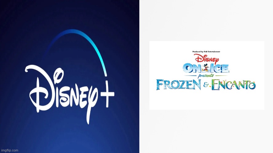 What if Disney on Ice Was on Disney+? | image tagged in disney,ice skating,frozen,encanto,disney plus,elsa frozen | made w/ Imgflip meme maker