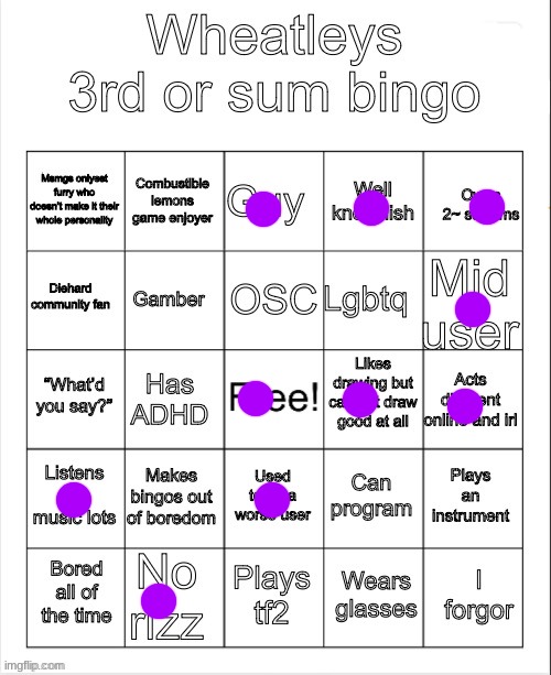 Muh bingo | image tagged in muh bingo | made w/ Imgflip meme maker