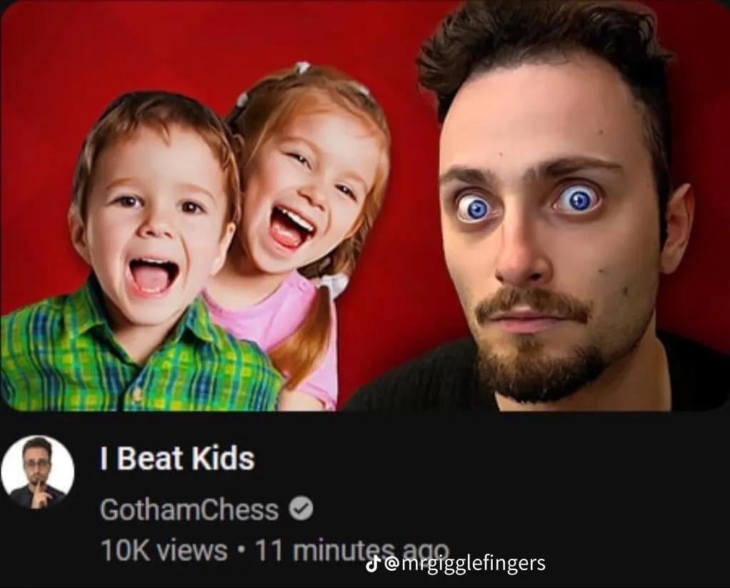 I beat kids Blank Meme Template