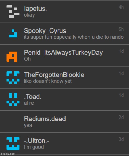 somewhat recent memechats reveal | made w/ Imgflip meme maker