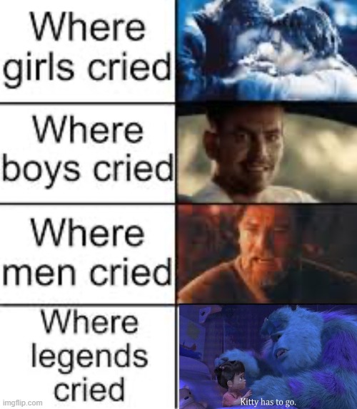 That scene was so sad | image tagged in where legends cried | made w/ Imgflip meme maker