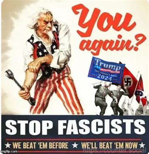 Trump fascist again | image tagged in trump fascist again,kick fascist ass,harris walz blue wave,maga funeral | made w/ Imgflip meme maker