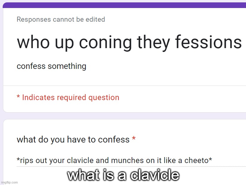 what is a clavicle | made w/ Imgflip meme maker
