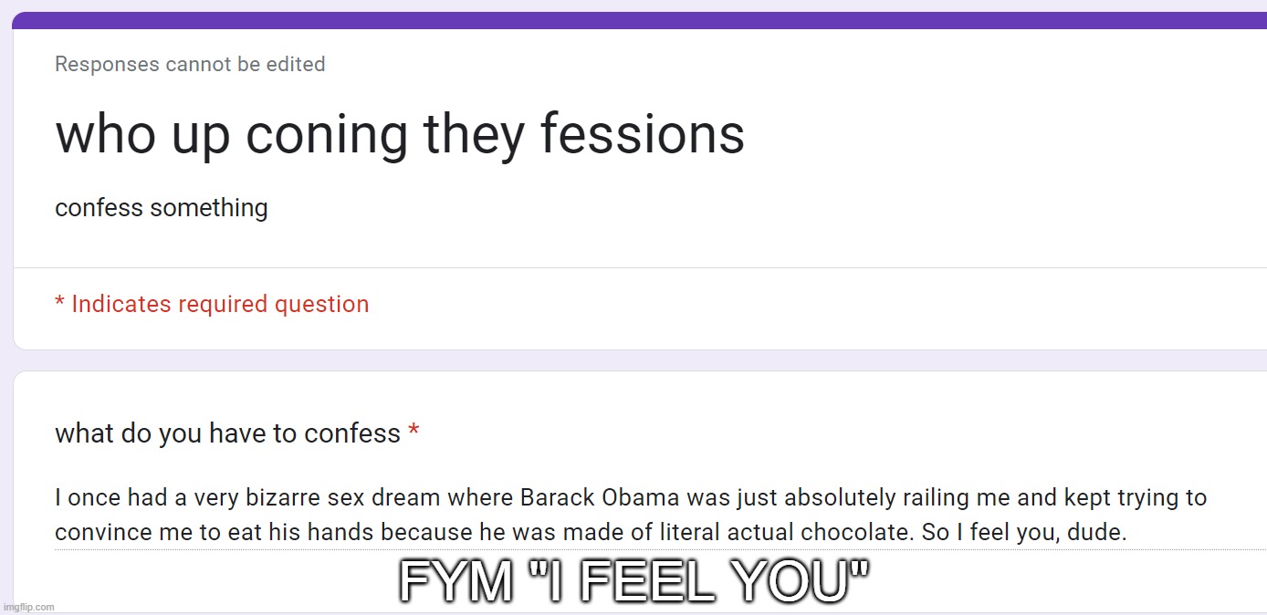 FYM "I FEEL YOU" | made w/ Imgflip meme maker