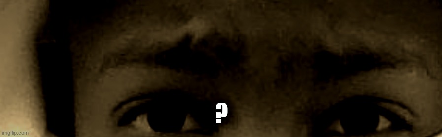 unnerved stare | ? | image tagged in unnerved stare | made w/ Imgflip meme maker