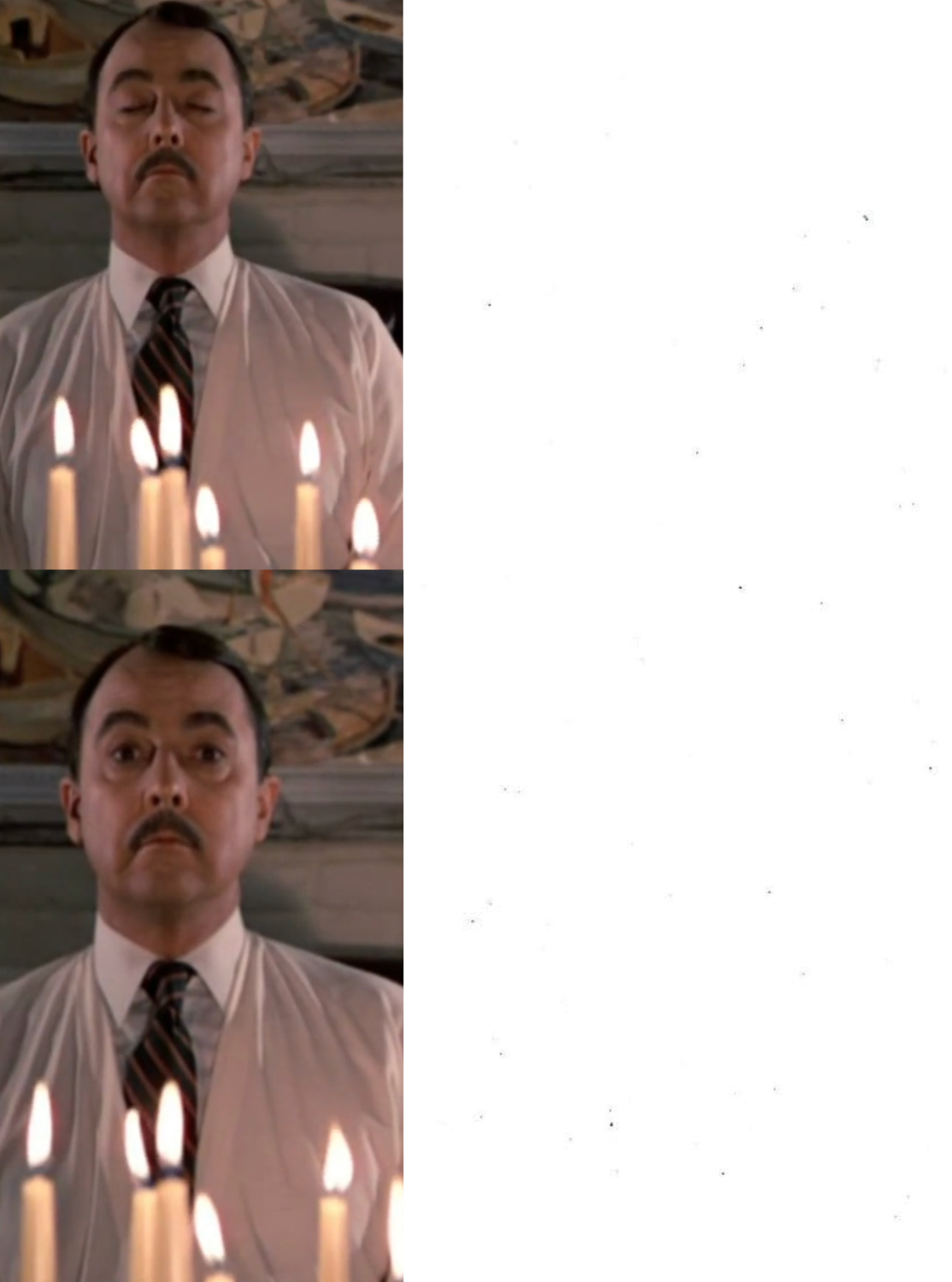 High Quality Higgins gets interrupted Blank Meme Template