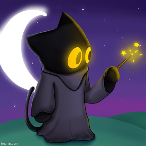 silly cat from the haloween google game | made w/ Imgflip meme maker