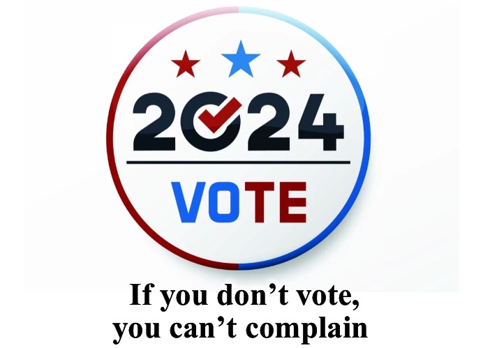 If you don’t vote, you can’t complain | If you don’t vote, you can’t complain | image tagged in 2024 vote,election,election 2024 | made w/ Imgflip meme maker