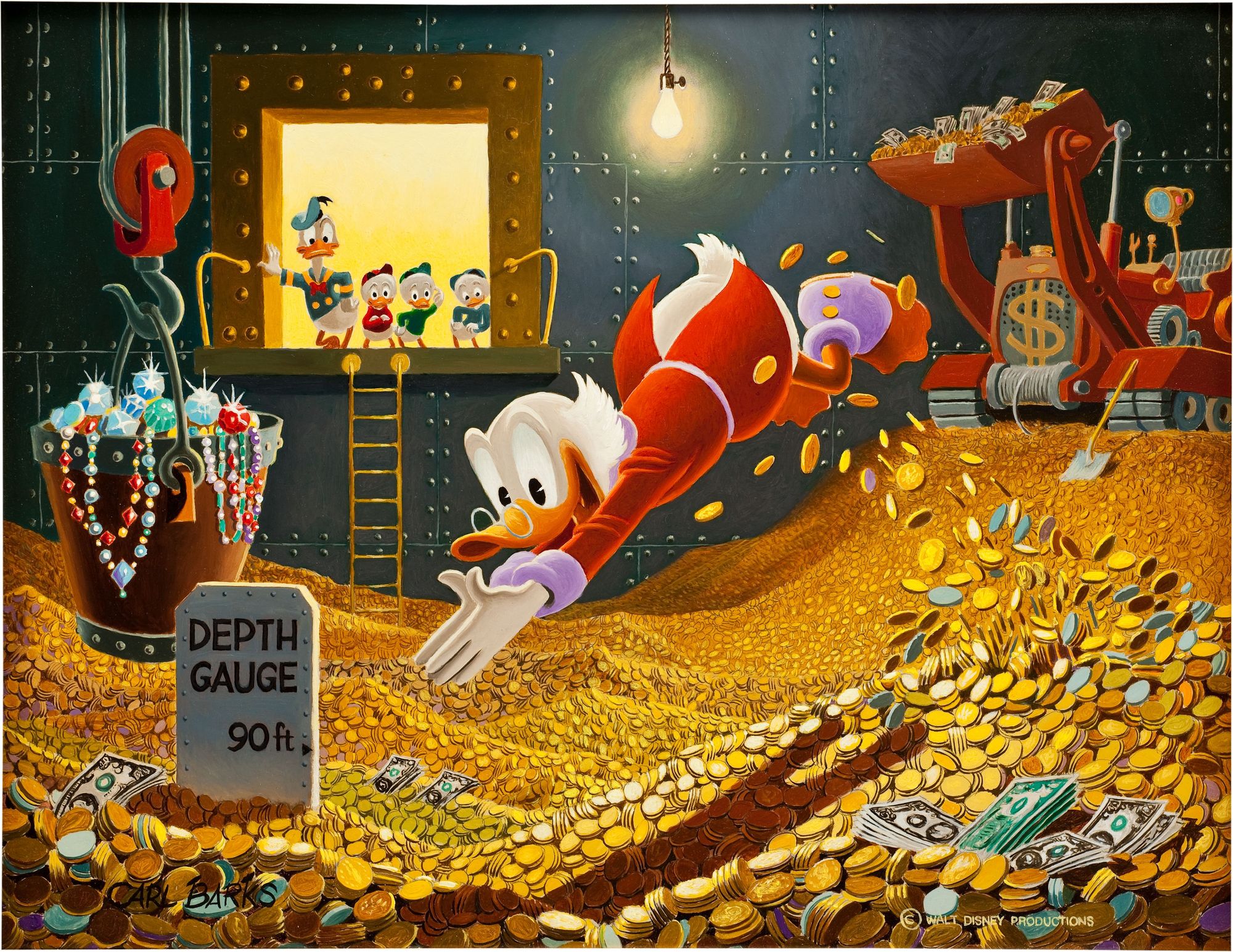 Scrooge McDuck Blank Meme Template