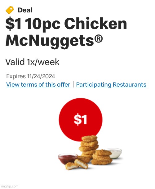 McDonald’s W | made w/ Imgflip meme maker