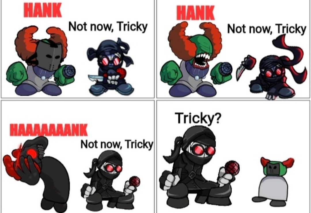 Not now tricky Blank Meme Template