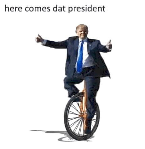 Dat boi trump Blank Meme Template