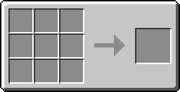 Mc crafting table ui Blank Meme Template