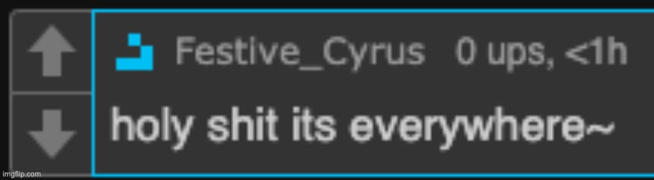 i didnt even inspect it this time https://imgflip.com/i/98xfn2?nerp=1730739812#com34005763 | made w/ Imgflip meme maker