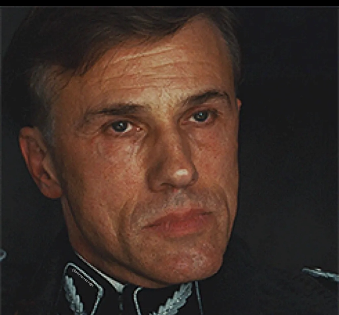 Hans Landa - you're hiding something Blank Meme Template