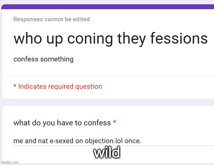 wild | made w/ Imgflip meme maker
