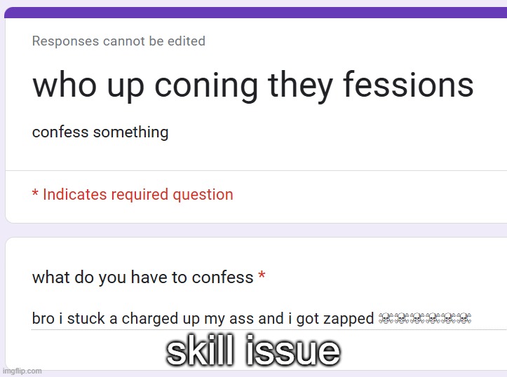 skill issue | made w/ Imgflip meme maker