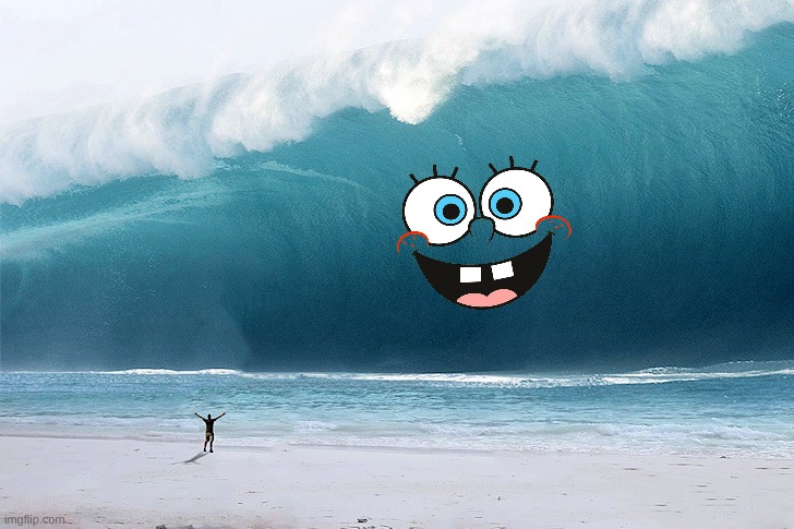 tsunami | image tagged in tsunami | made w/ Imgflip meme maker