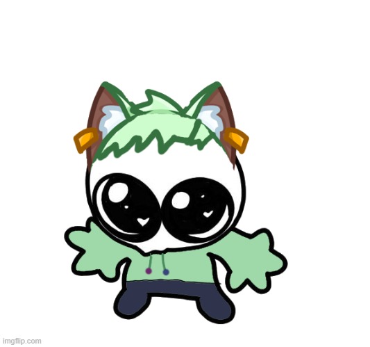 Neko as a Goober (OG Neko design by Cosmo) | image tagged in neko as a goober og neko design by cosmo | made w/ Imgflip meme maker