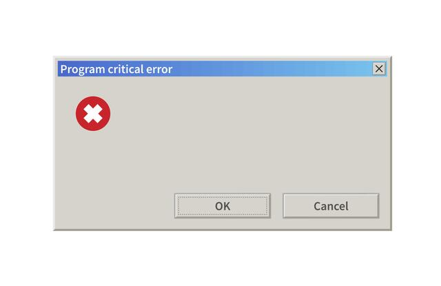 Windows Error Blank Meme Template