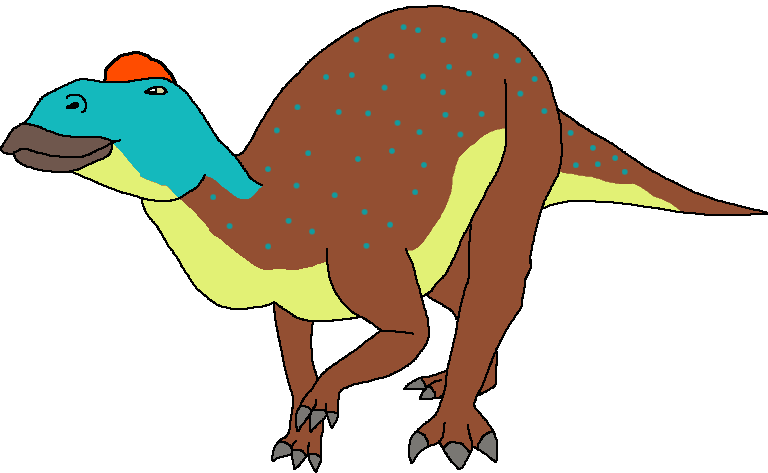 Male Edmontosaurus (Paleoverse + EOIverse) Blank Meme Template