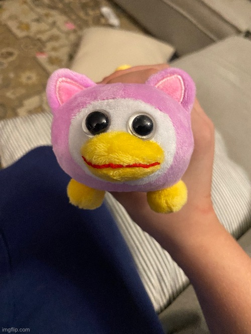 say hi to my pink peepy | made w/ Imgflip meme maker