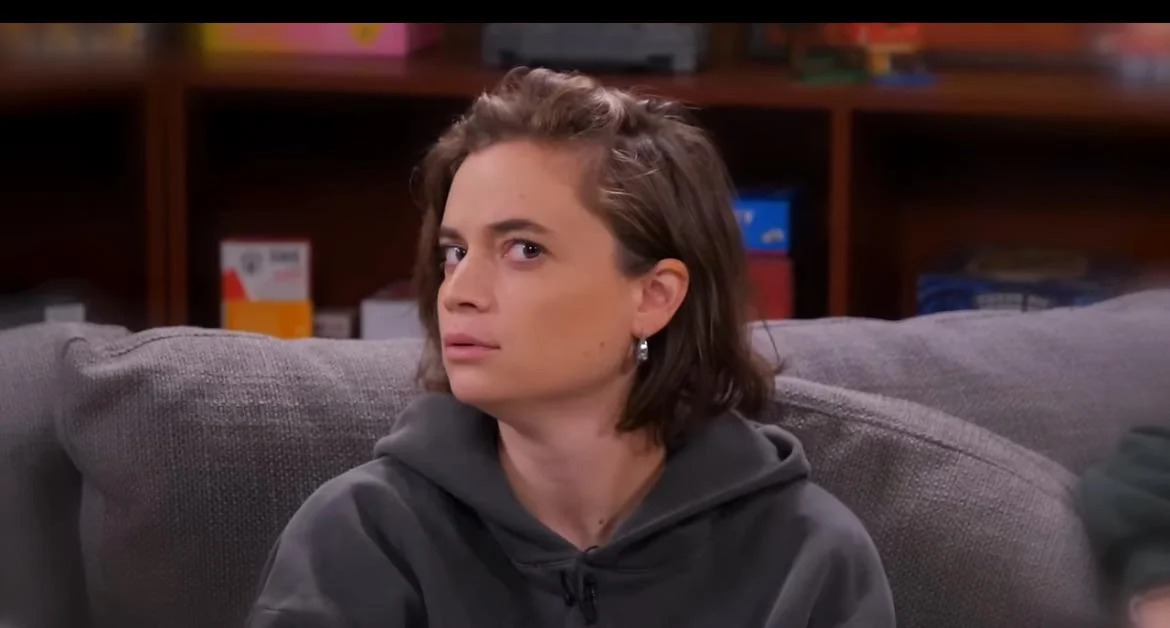 Angela Smosh side eye Blank Meme Template