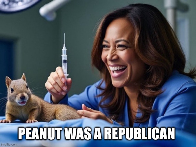 Peanut the Squirrel | PEANUT WAS A REPUBLICAN | image tagged in peanut the squirrel,memes,gifs,funny | made w/ Imgflip meme maker