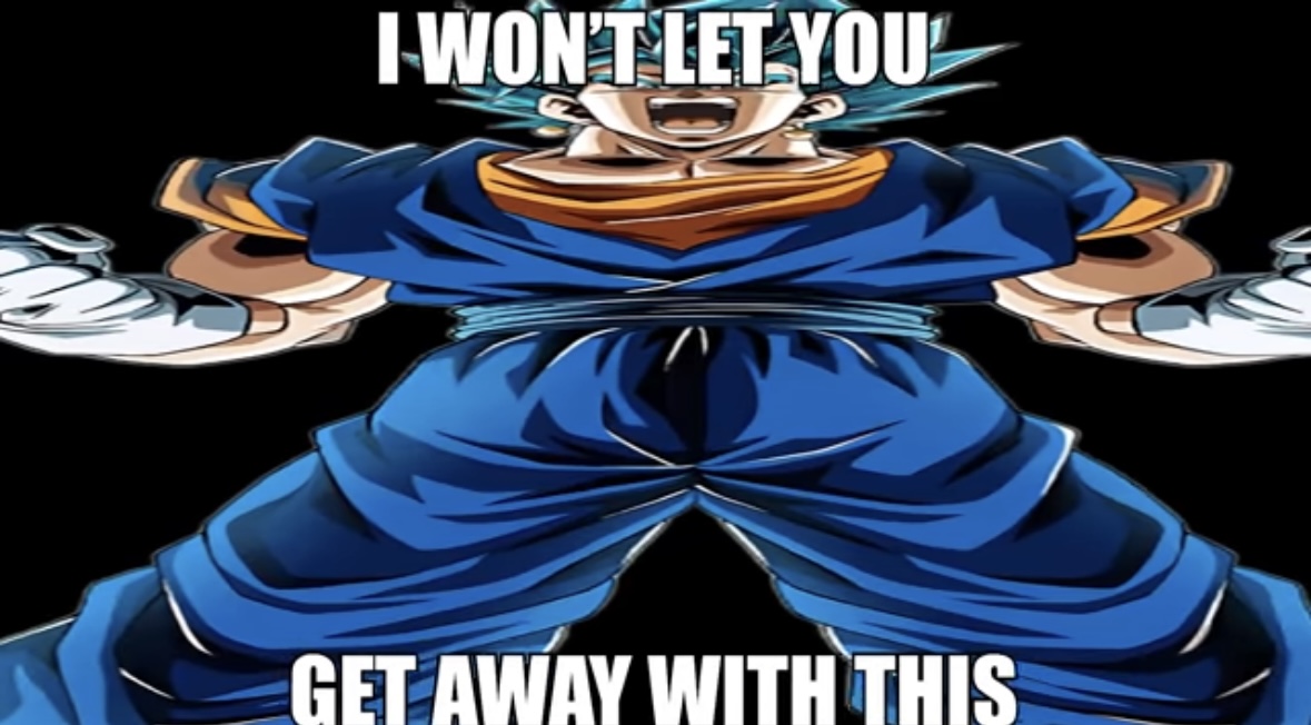 I won’t let you get away with this Blank Meme Template