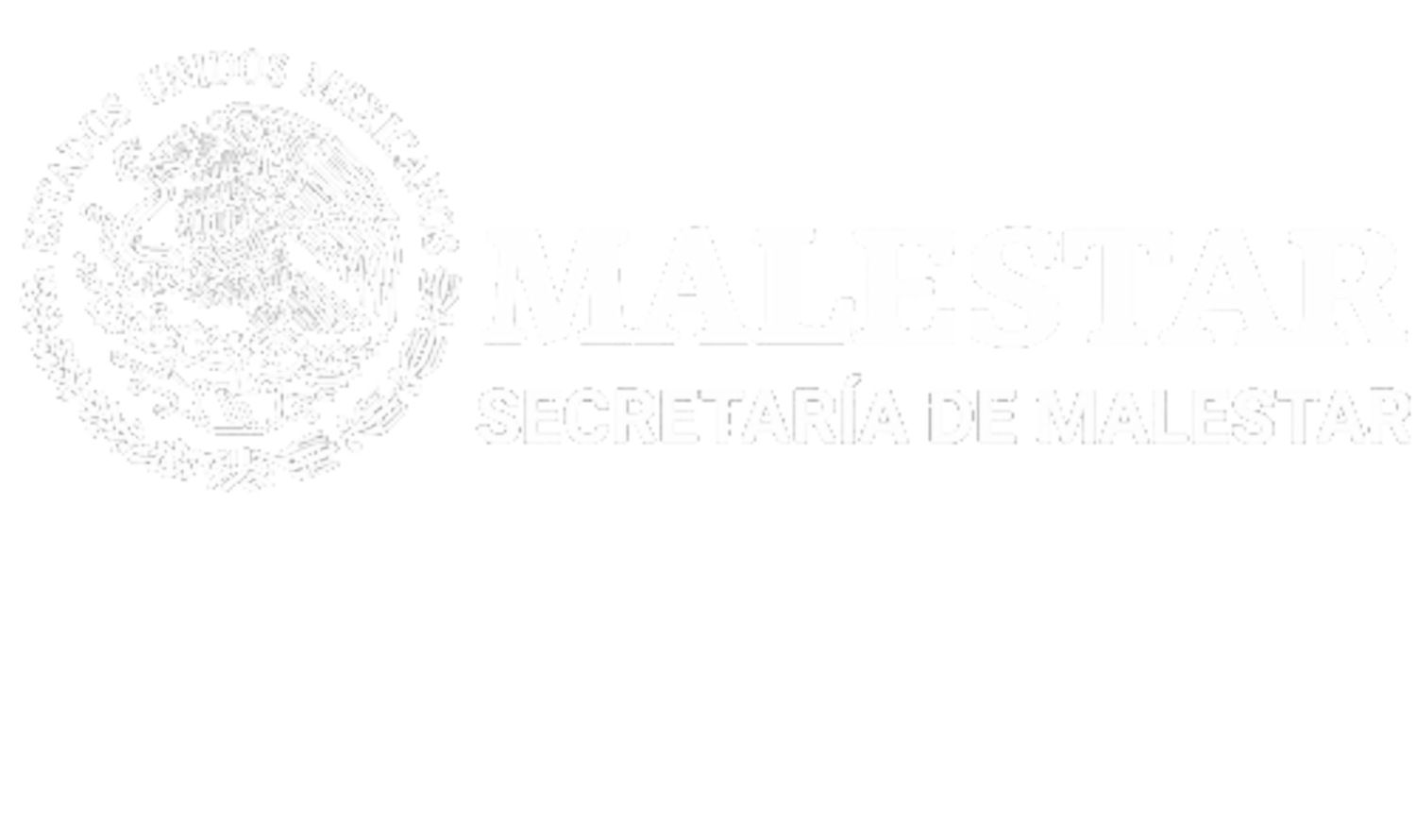 Logo secretaría del malestar blanco Blank Meme Template