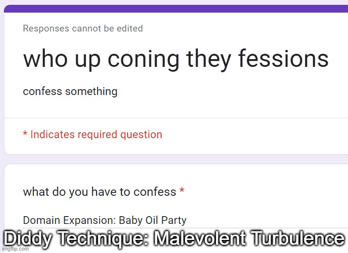 Diddy Technique: Malevolent Turbulence | made w/ Imgflip meme maker