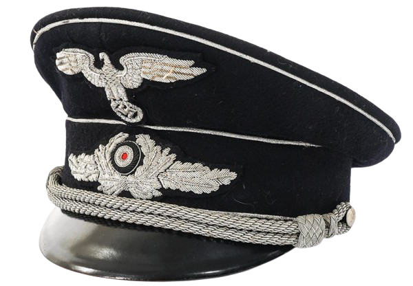 Black Stasi officer hat Blank Meme Template